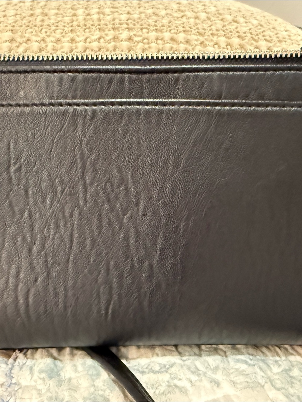 Calvin Klein Black Leather-Look Crossbody with Slim Profile - Picture 6 of 6